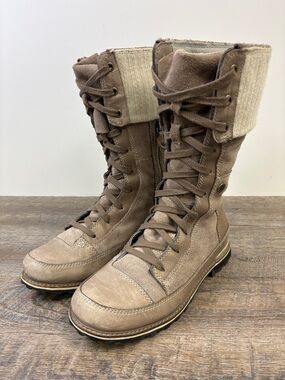 The North Face PrimaLoft Insulated Lace-Up Winter Boots IcePick Sole Women’s 7